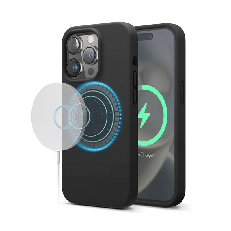 Elago kryt Silicone Case Magsafe pre iPhone 14 Pro - Black