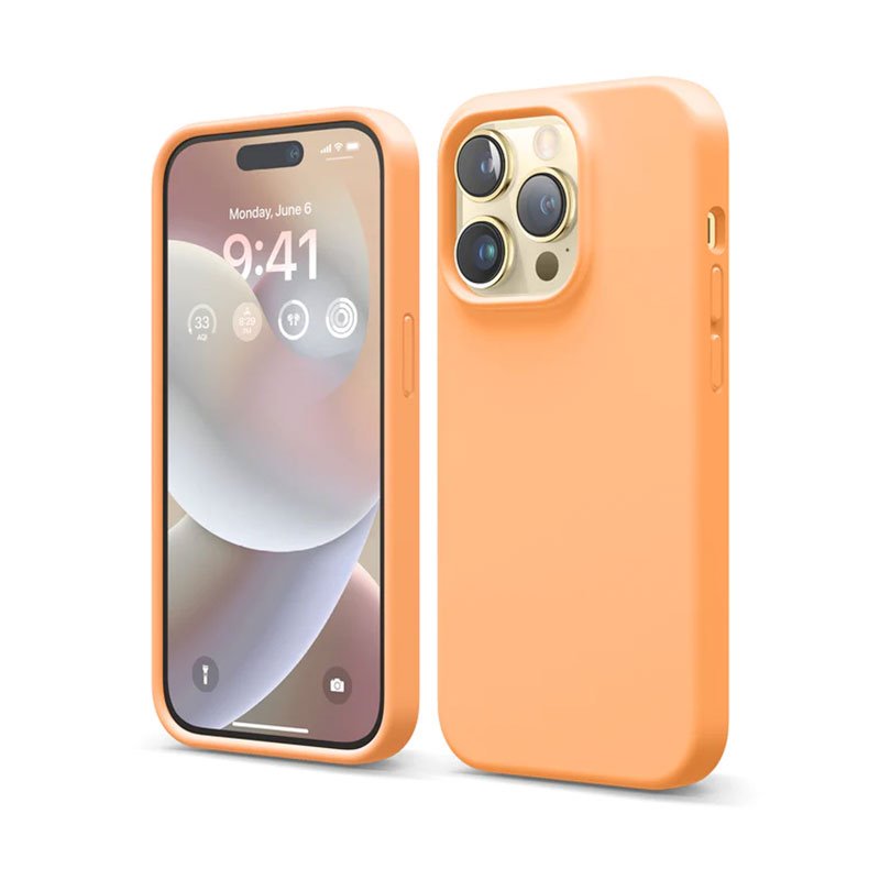 Elago kryt Silicone Case pre iPhone 14 Pro - Orange