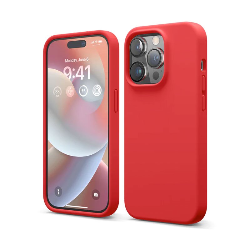 Elago kryt Silicone Case pre iPhone 14 Pro - Red