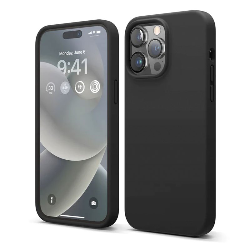 Elago kryt Silicone Case pre iPhone 14 Pro Max - Black