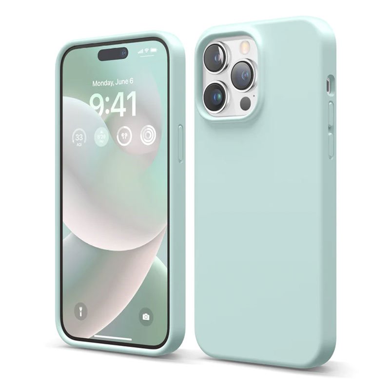 Elago kryt Silicone Case pre iPhone 14 Pro Max - Mint
