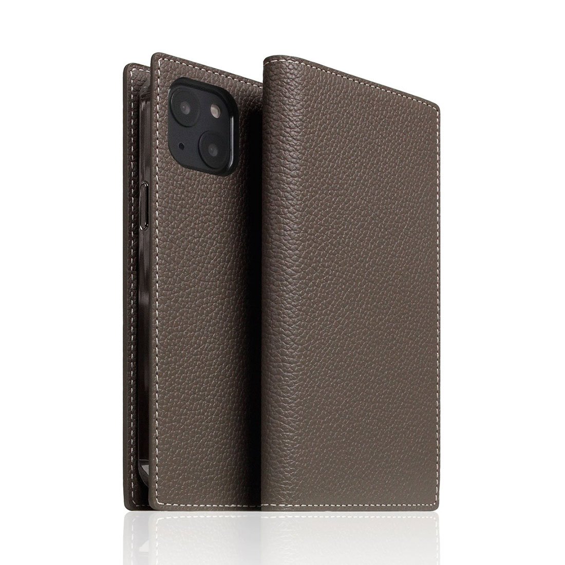 SLG Design puzdro D8 Full Grain Leather pre iPhone 14 - Etoff Cream