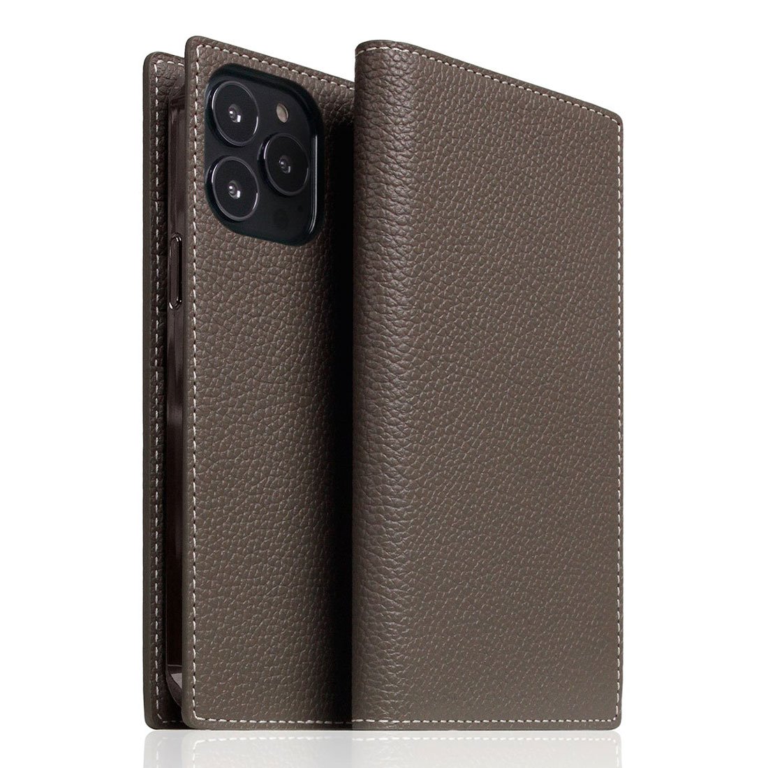 SLG Design puzdro D8 Full Grain Leather pre iPhone 14 Pro Max - Etoff Cream