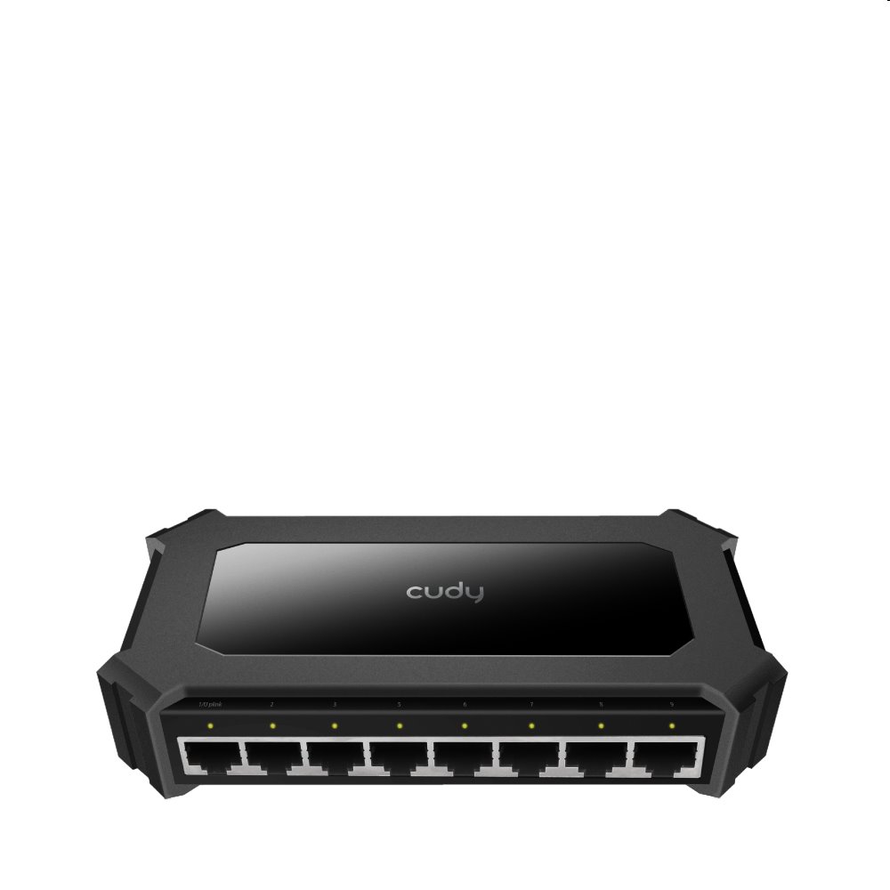 Cudy 8-Port Gigabit Switch, 8 10/100/1000M RJ45 Ports, Desktop, Power Saving, Plug & Play