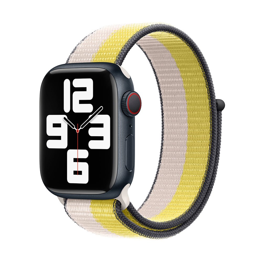 Devia remienok Nylon Braided Two-Tone Loop pre Apple Watch 40/41mm - Oat Milk