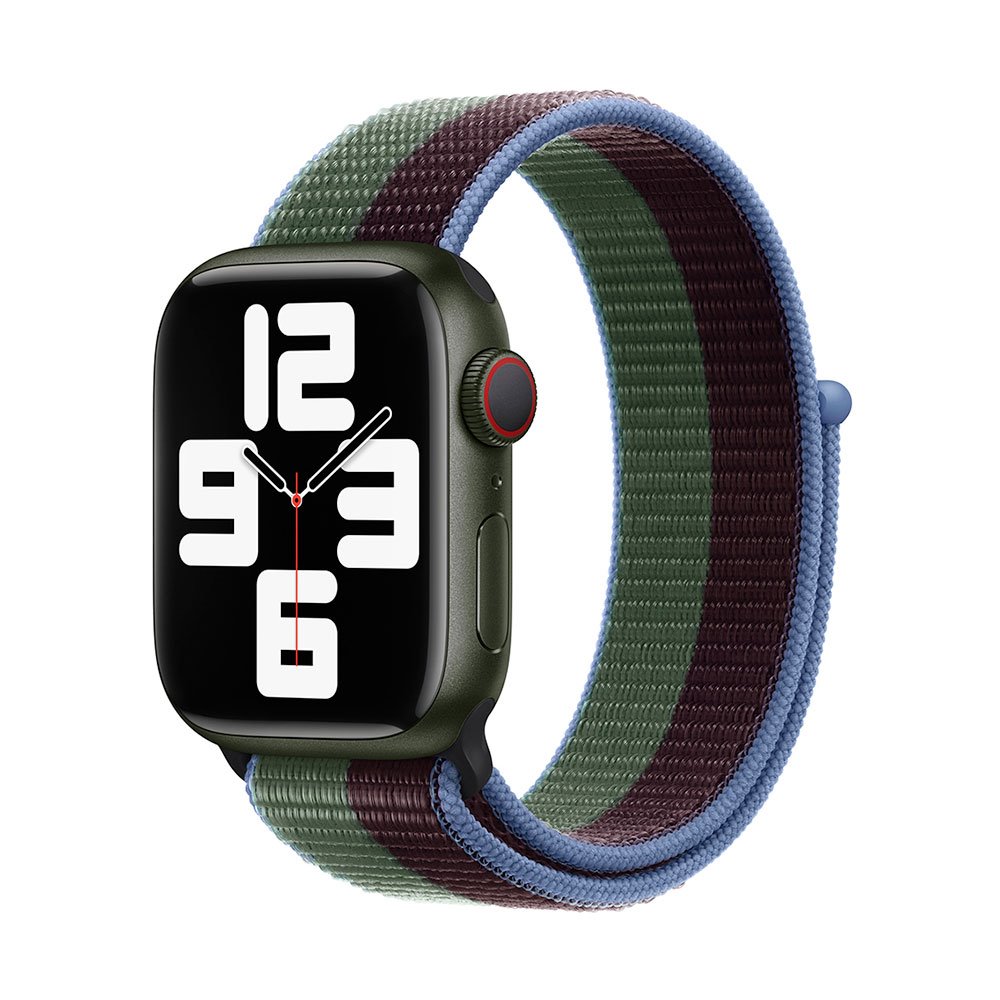 Devia remienok Nylon Braided Two-Tone Loop pre Apple Watch 40/41mm - Eucalyptus Green