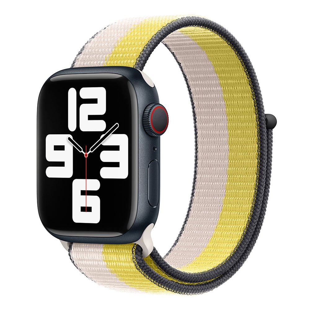 Devia remienok Nylon Braided Two-Tone Loop pre Apple Watch 44/45/49mm - Oat Milk