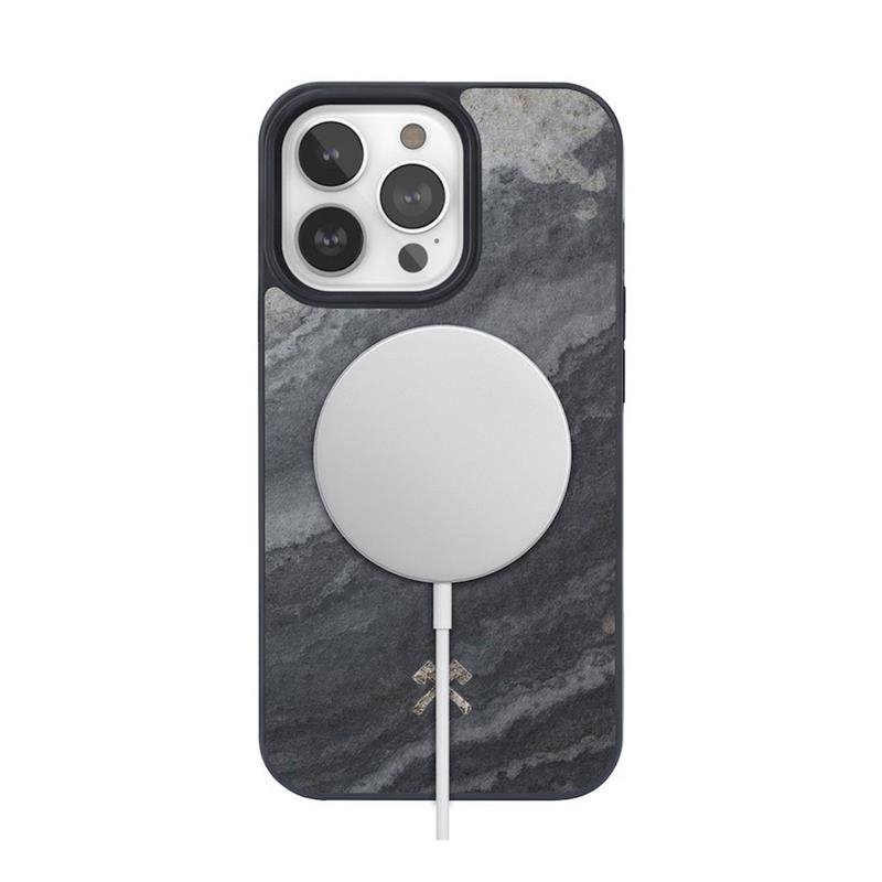 Woodcessories kryt Bumper Case MagSafe pre iPhone 14 Pro - Camo Grey