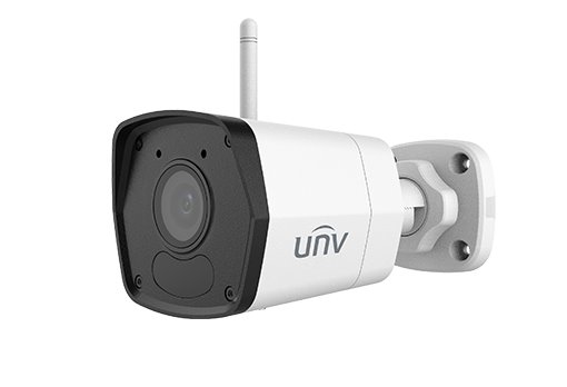 UNIVIEW IP kamera 1920x1080 (FullHD), až 30 sn/s, H.265, obj. 4,0 mm (83,7°), DC12V, Mic., IR 30m, WiFi, ROI, 3DNR, Human Body Det