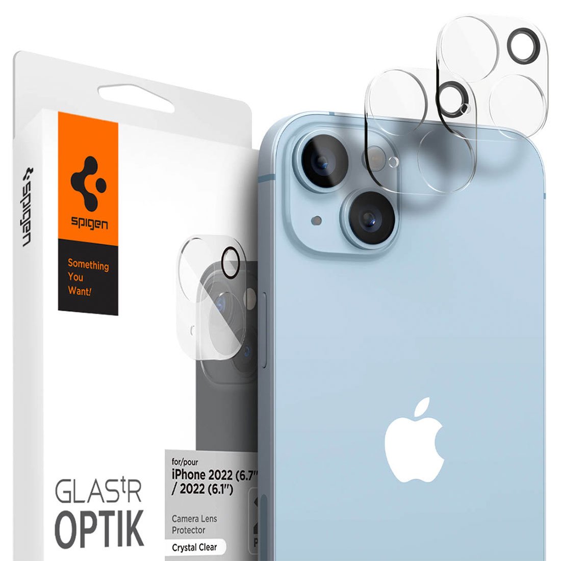 Spigen Optik Lens Protector pre iPhone 14/14 Plus - Crystal Clear