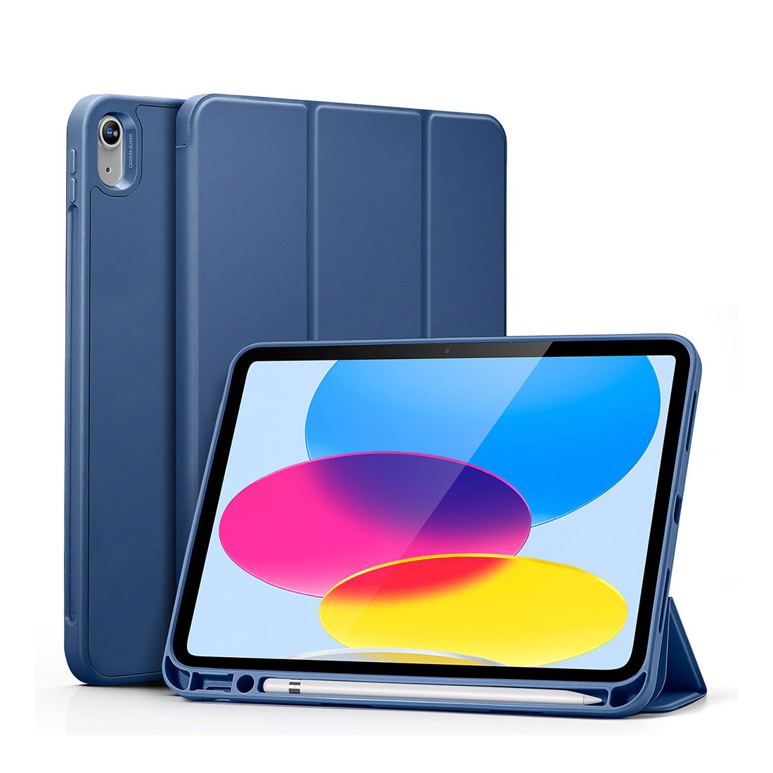 ESR puzdro Silicon Rebound Pencil Case pre iPad 10.9" 2022 10th Gen - Navy Blue