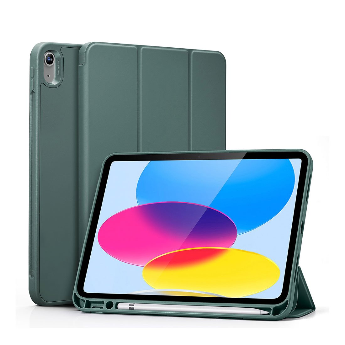ESR puzdro Silicon Rebound Pencil Case pre iPad 10.9" 2022 10th Gen - Forest Green