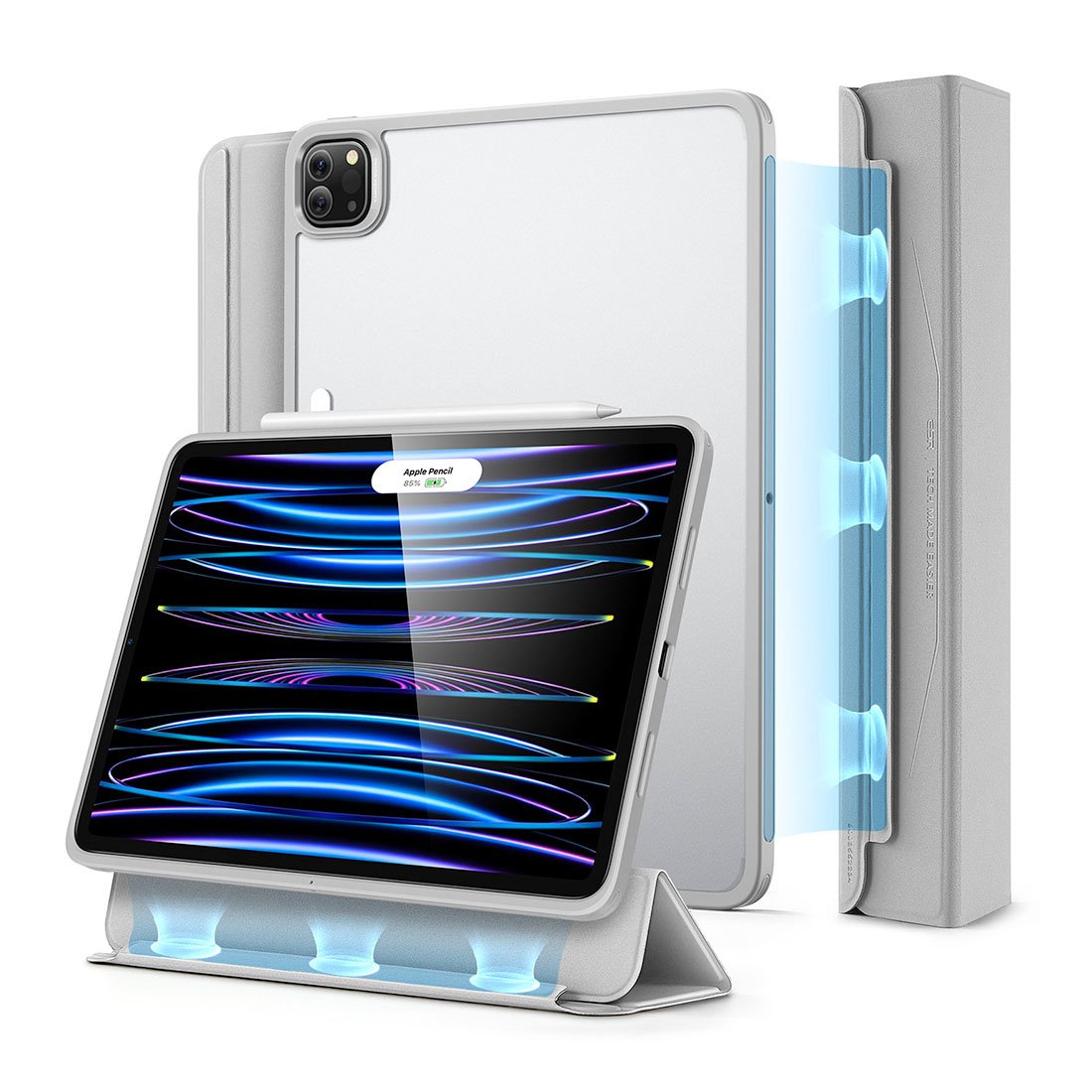 ESR puzdro Ascend Hybrid Case pre iPad Pro 11" 2022/2021 - Grey