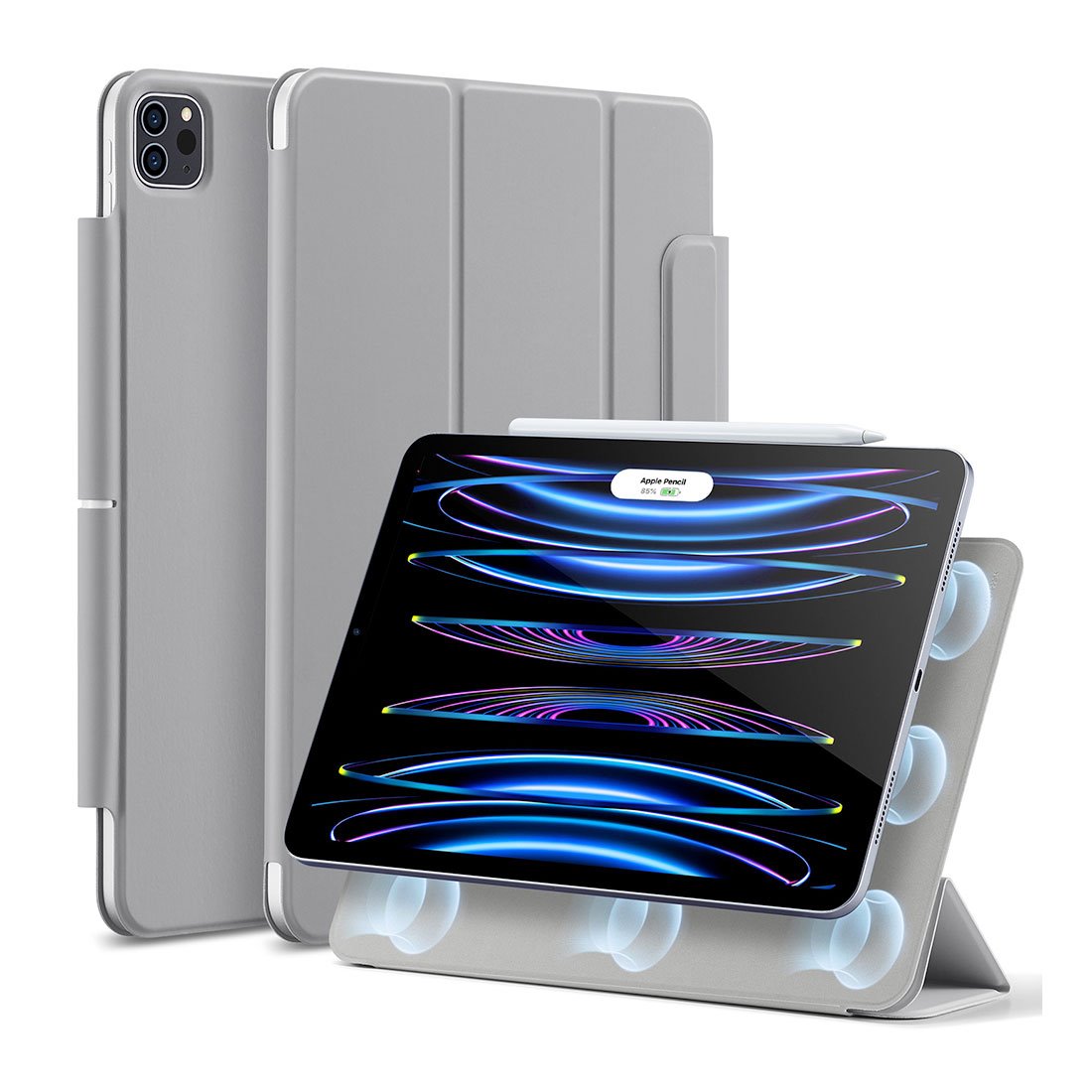 ESR puzdro Magnetic Rebound Case pre iPad Pro 11" 2022/2021/2020 - Grey
