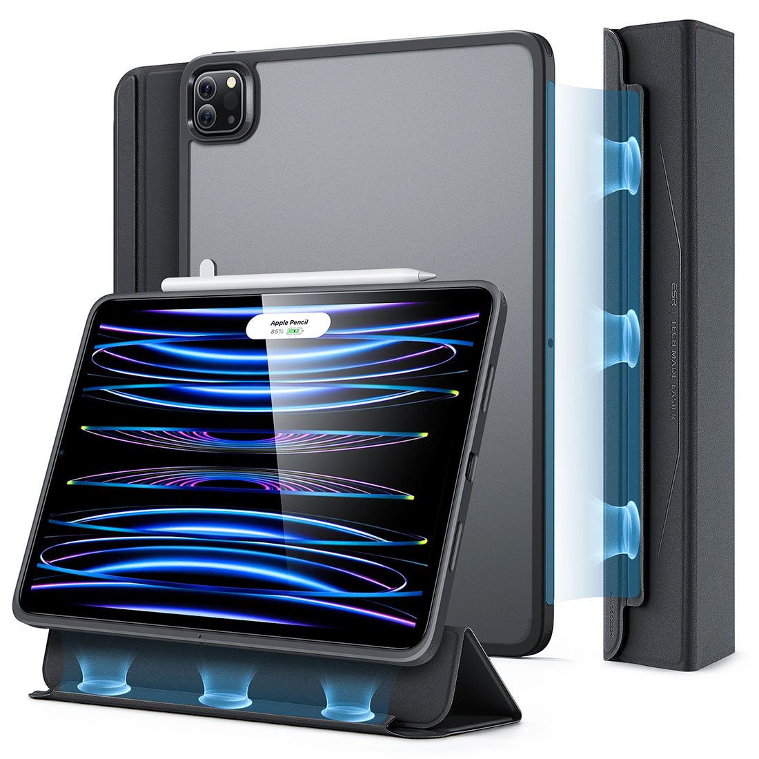 ESR puzdro Ascend Hybrid Case pre iPad Pro 12.9" 2022/2021 - Black