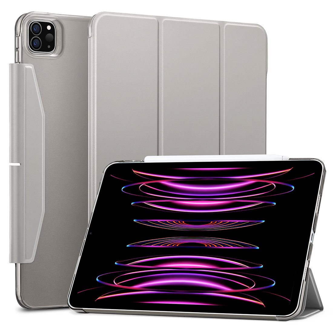 ESR puzdro Ascend Trifold Case pre iPad Pro 12.9" 2022/2021 - Grey