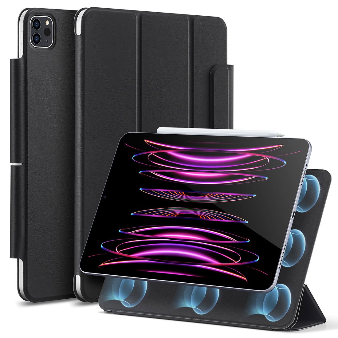 ESR puzdro Magnetic Rebound Case pre iPad Pro 12.9" 2022/2021/2020 - Black