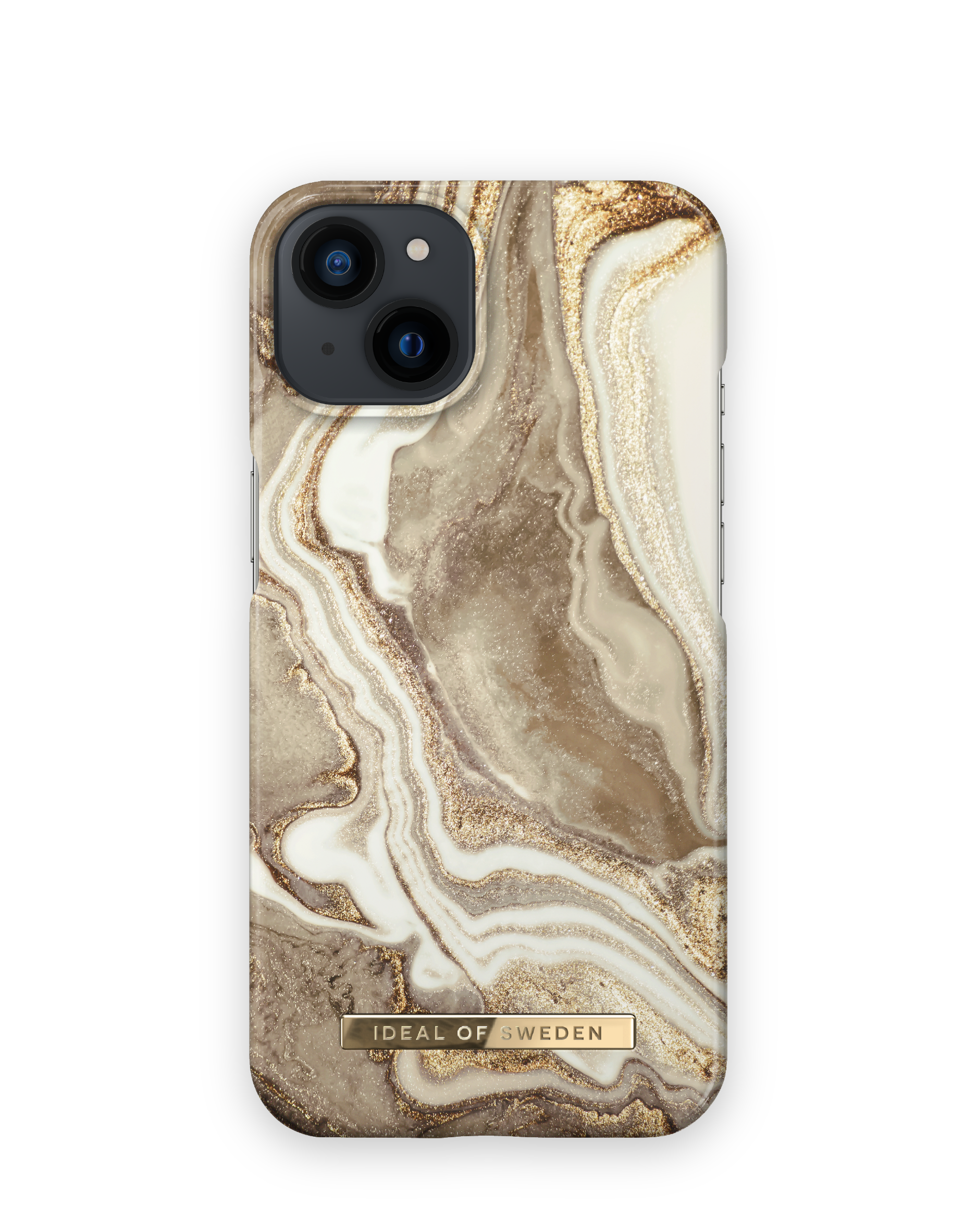 iDeal Fashion Case iPhone 14 Golden Sand Marble