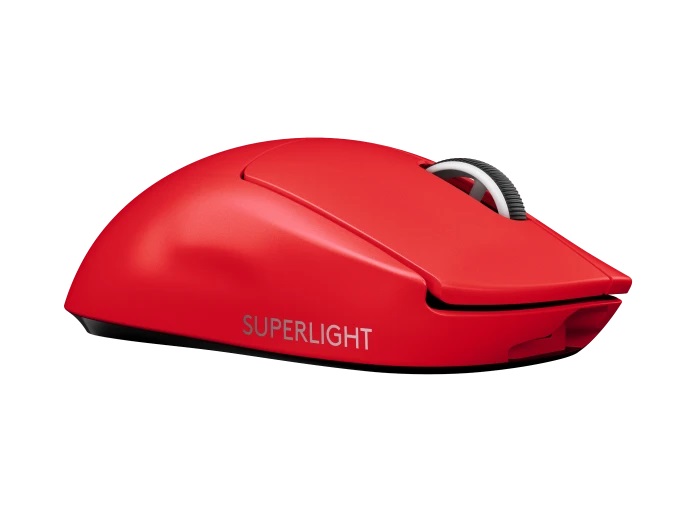 Logitech G PRO X SUPERLIGHT - bezdrôtová herná myš - červená