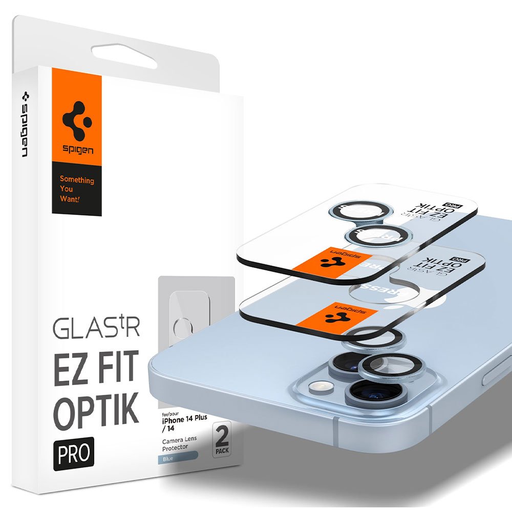 Spigen Optik Pro Lens Protector pre iPhone 14/14 Plus - Blue