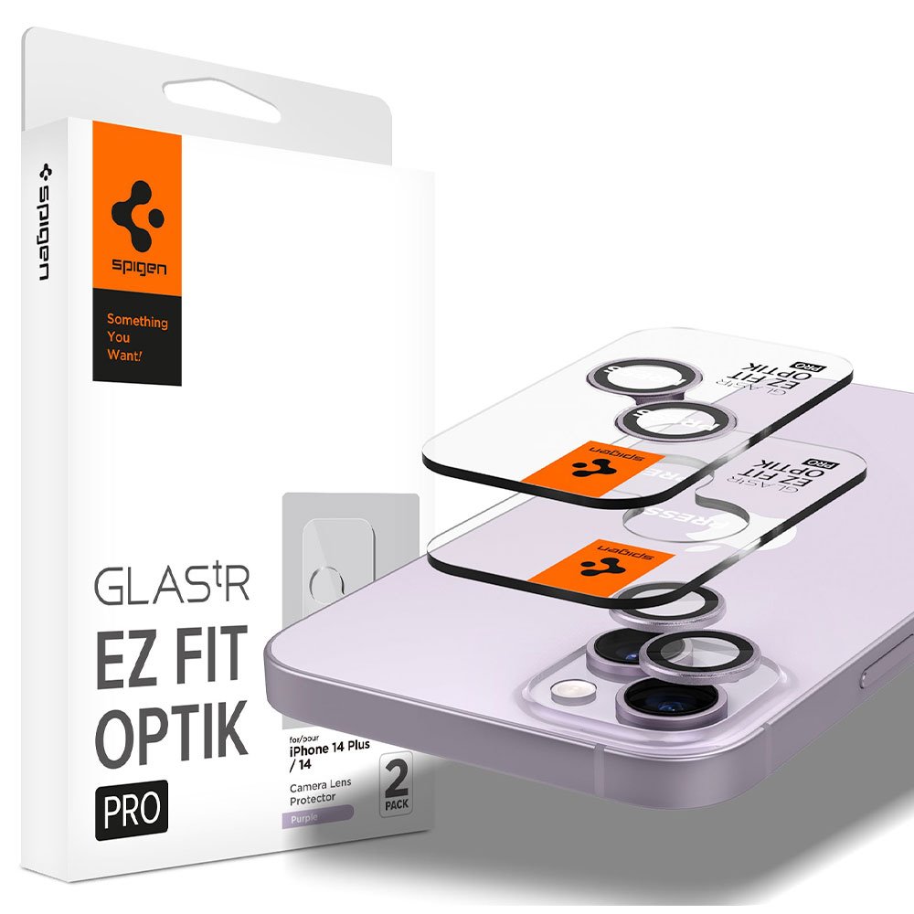 Spigen Optik Pro Lens Protector pre iPhone 14/14 Plus - Purple
