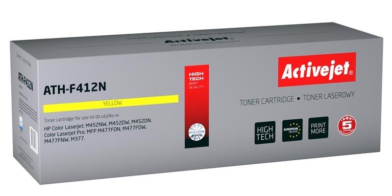 ActiveJet toner ATH-F412N náhrada za HP CF412A, žltý, 2300str
