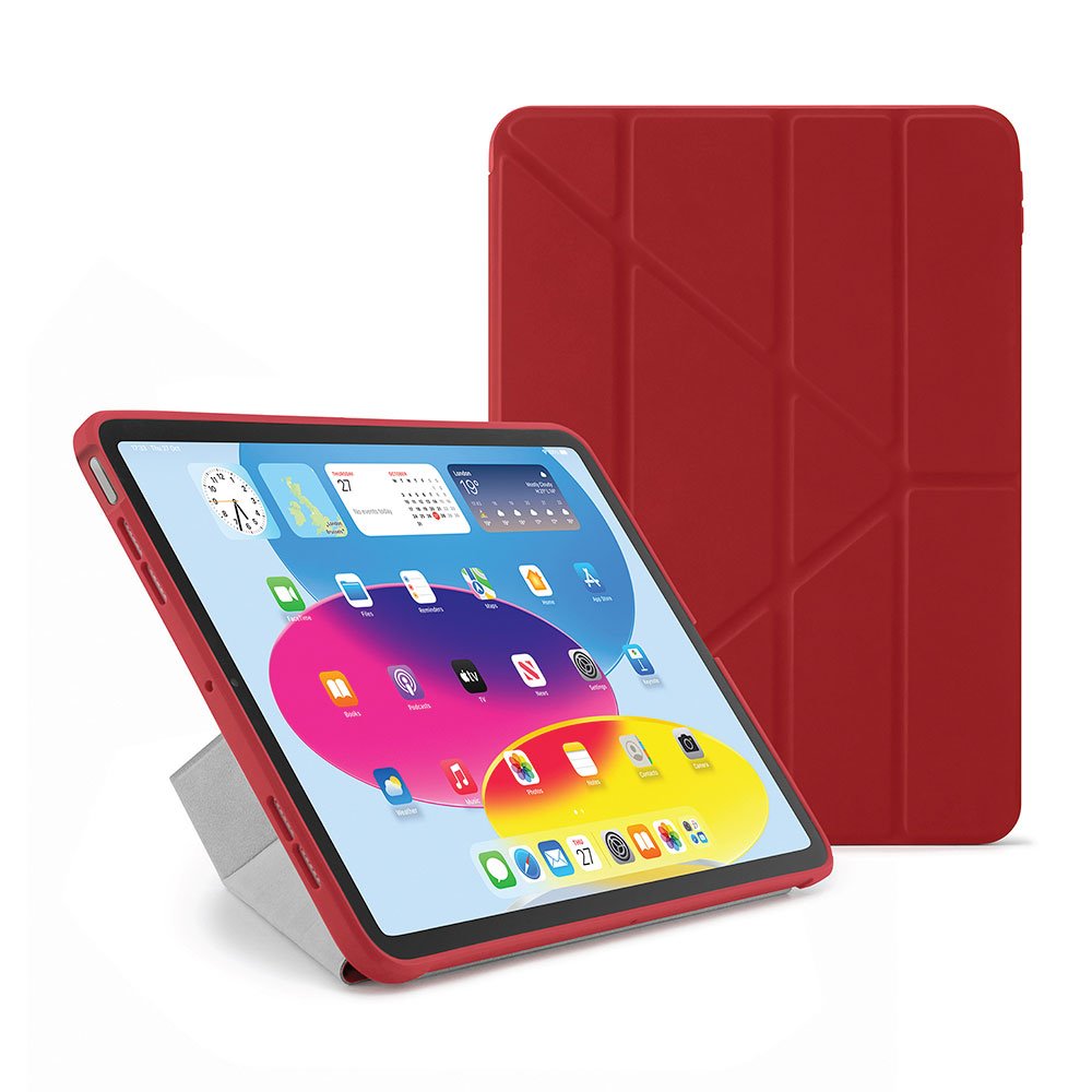 Pipetto puzdro Origami TPU Case pre iPad 10-11 Gen 2022/2025 - Dark Red