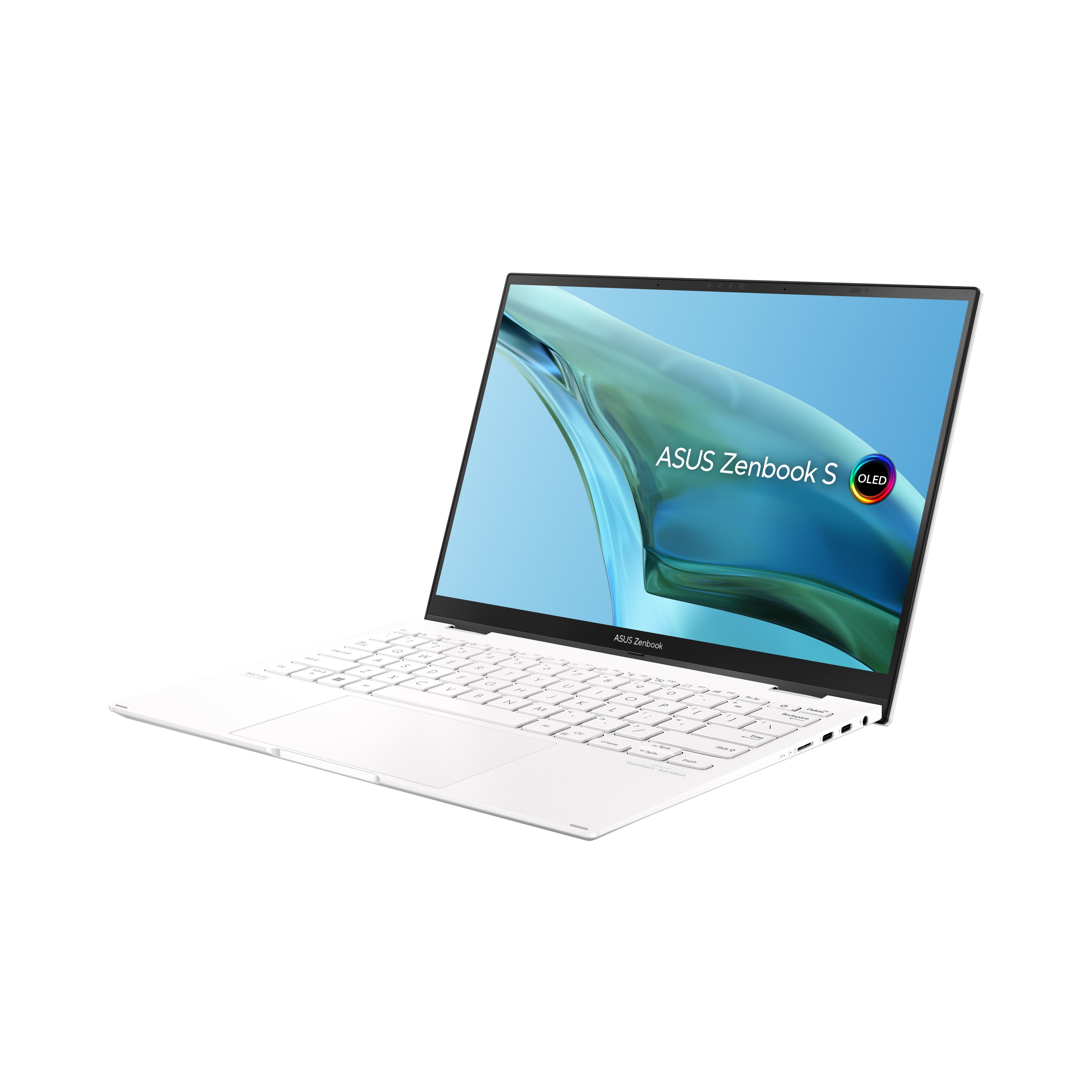 ASUS  Zenbook Flip, i7-1260P, 32GB, 1TB PCIE G4 SSD, Integr., 13,3" OLED, Win11Home, White