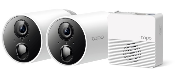 tp-link Tapo C400S2, Smart Wire-Free Security Camera System, 2 Camera System2×Tapo C400 + 1×Tapo H200SPEC: 1080p (1920*1