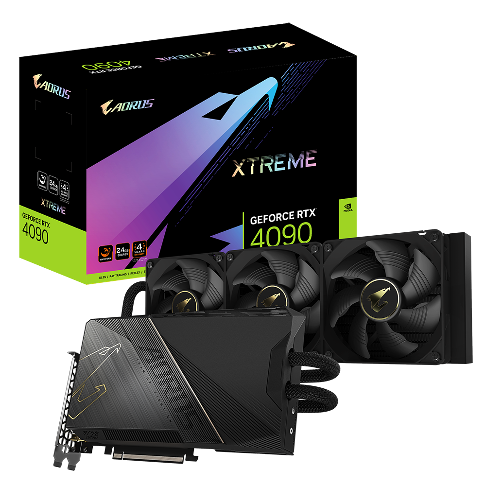 Gigabyte AORUS GeForce RTX 4090 XTREME WATERFORCE 24G