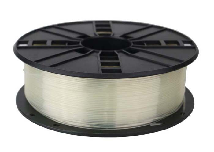 Tlačová struna (filament) GEMBIRD, PLA, 1,75mm, 1kg, transparentná