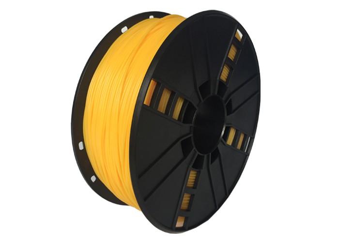 Tlačová struna (filament) GEMBIRD, flexibilný, 1,75mm, 1kg, žltá