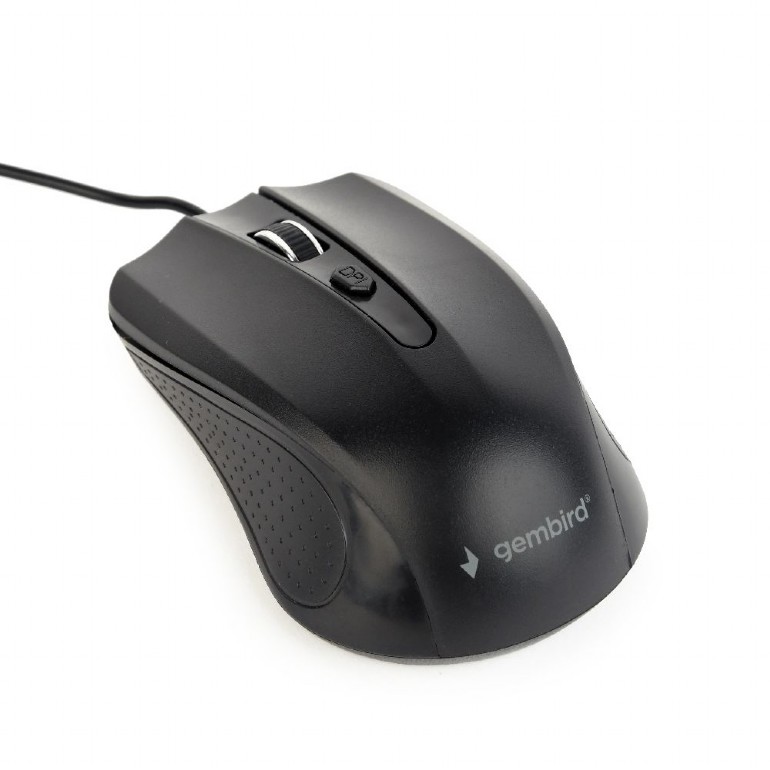 Myš GEMBIRD MUS-4B-01, čierna, USB