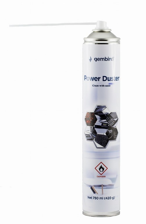 Čistiaci spray, stlačený vzduch, GEMBIRD CK-CAD-FL750-01, 750ml