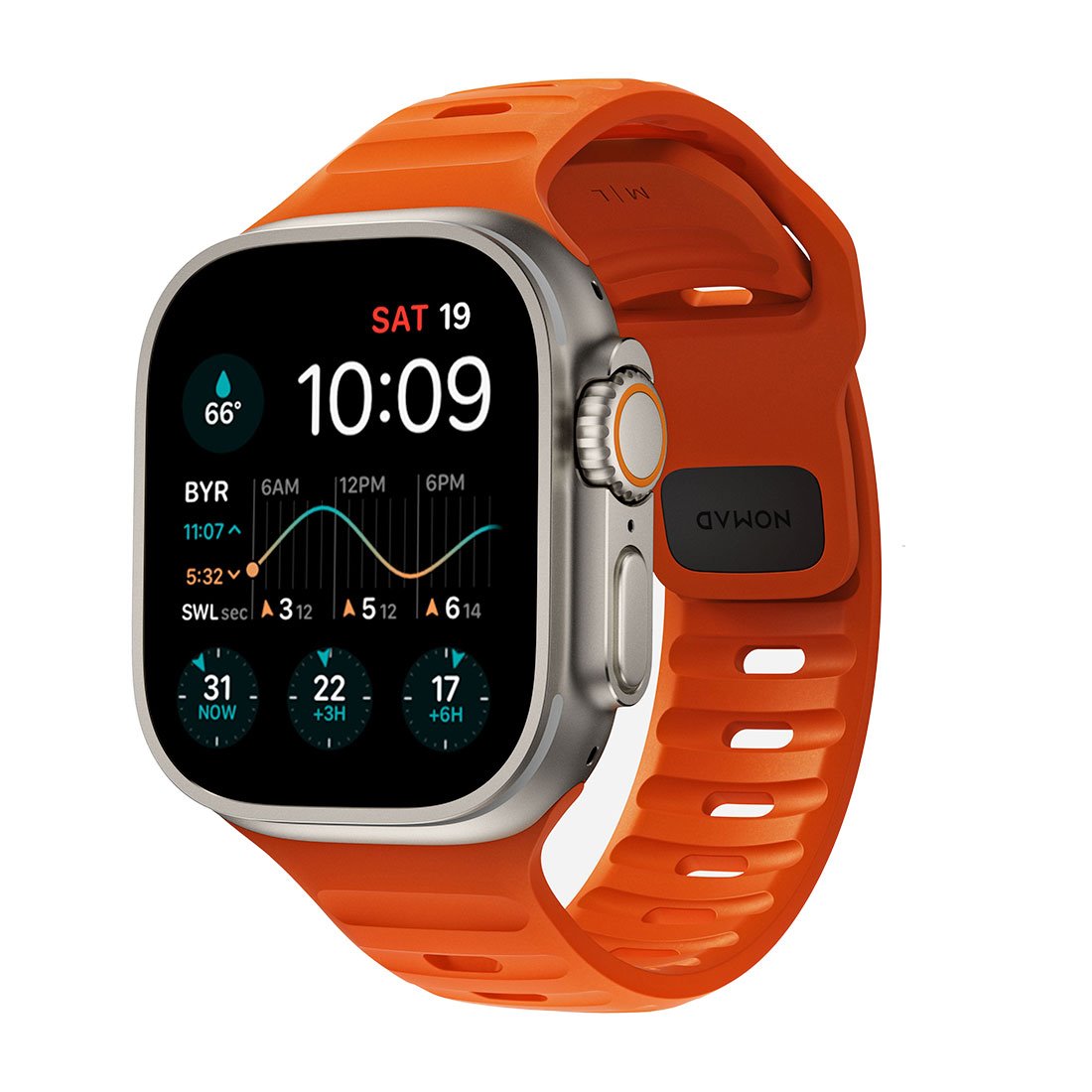 Nomad remienok Sport Strap pre Apple Watch 42/44/45/49mm - Ultra Orange