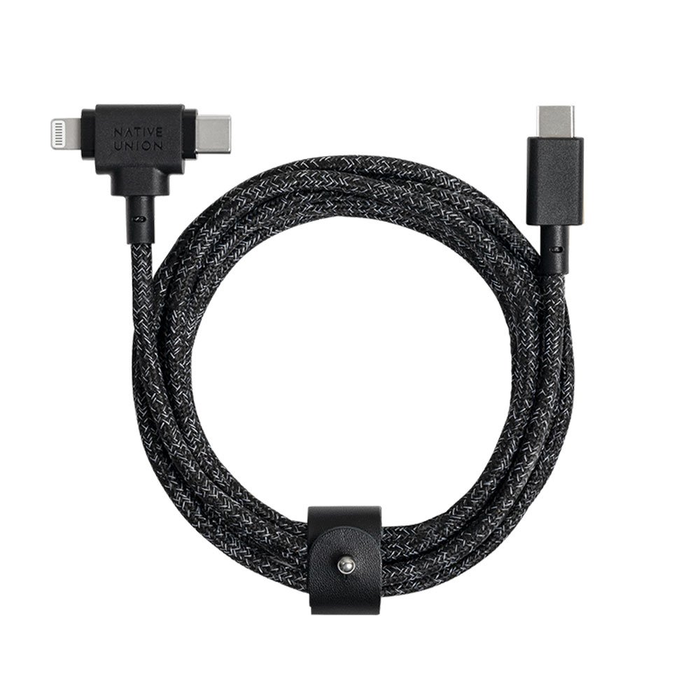 Native Union kábel Belt Cable Duo USB-C to USB-C/Lightning 1.5m - Cosmos
