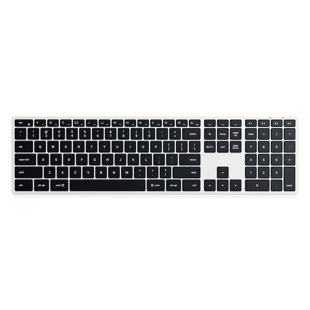 Satechi klávesnica Slim X3 Bluetooth Backlit Keyboard - Silver