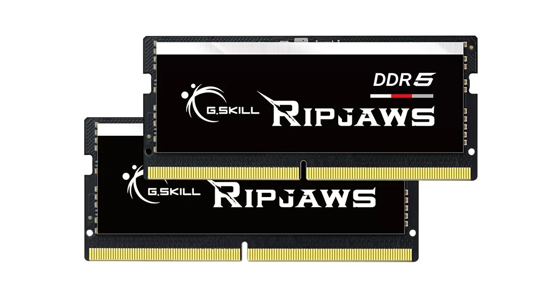 G.SKILL 32GB SODIMM kit DDR5 4800 CL40 Ripjaws  