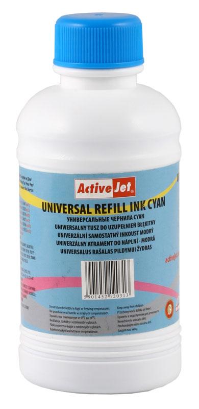 Atrament ActiveJet Universal Cyan 250ml
