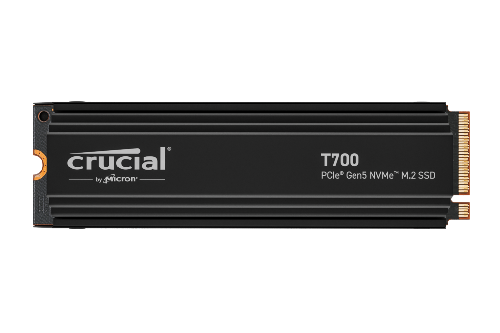 Crucial SSD T700 1TB M.2 NVMe Gen5 Heatsink 11700/9500 MBps
