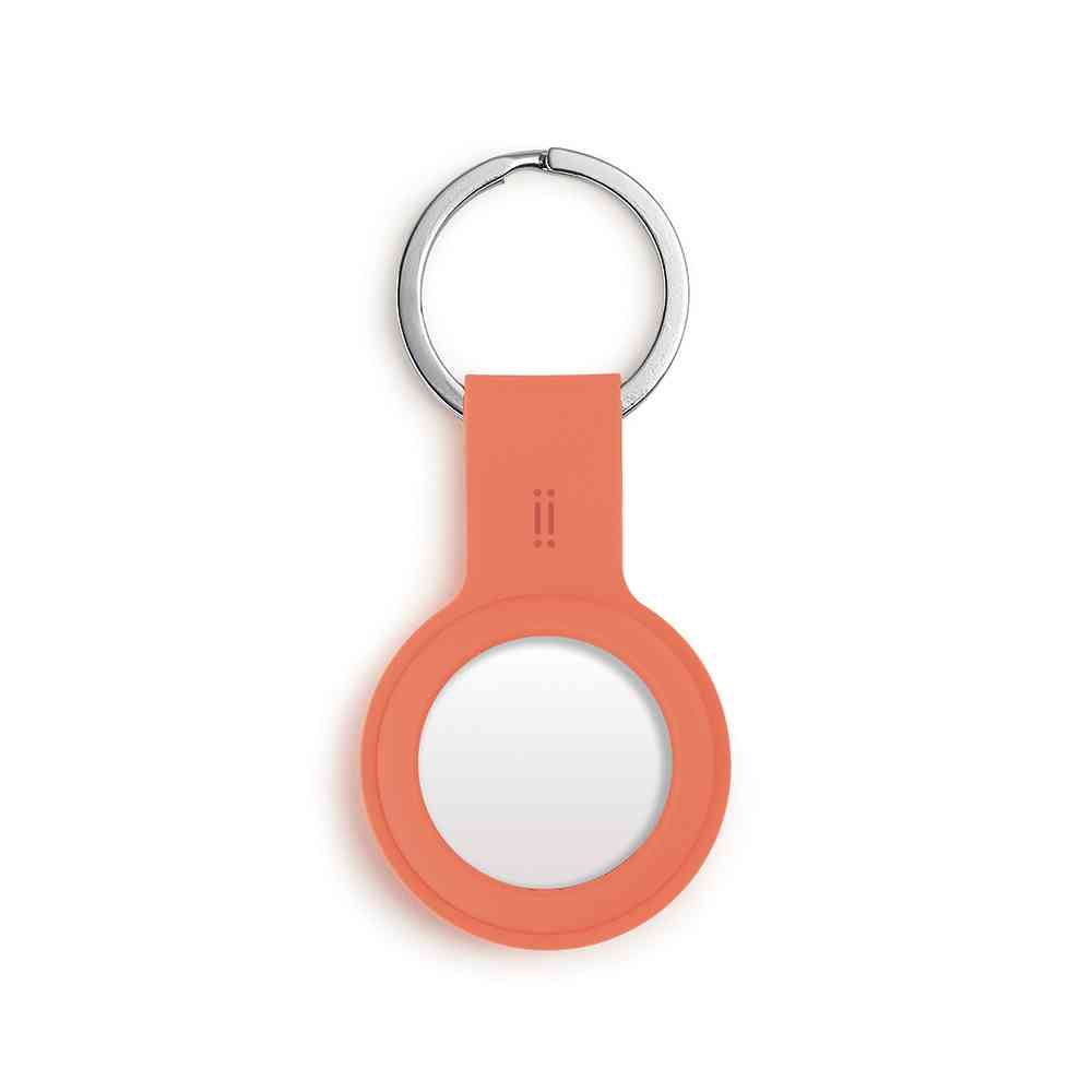 Aiino - GiGiTag Silicon holder with keychain for AirTag - Sunset Orange