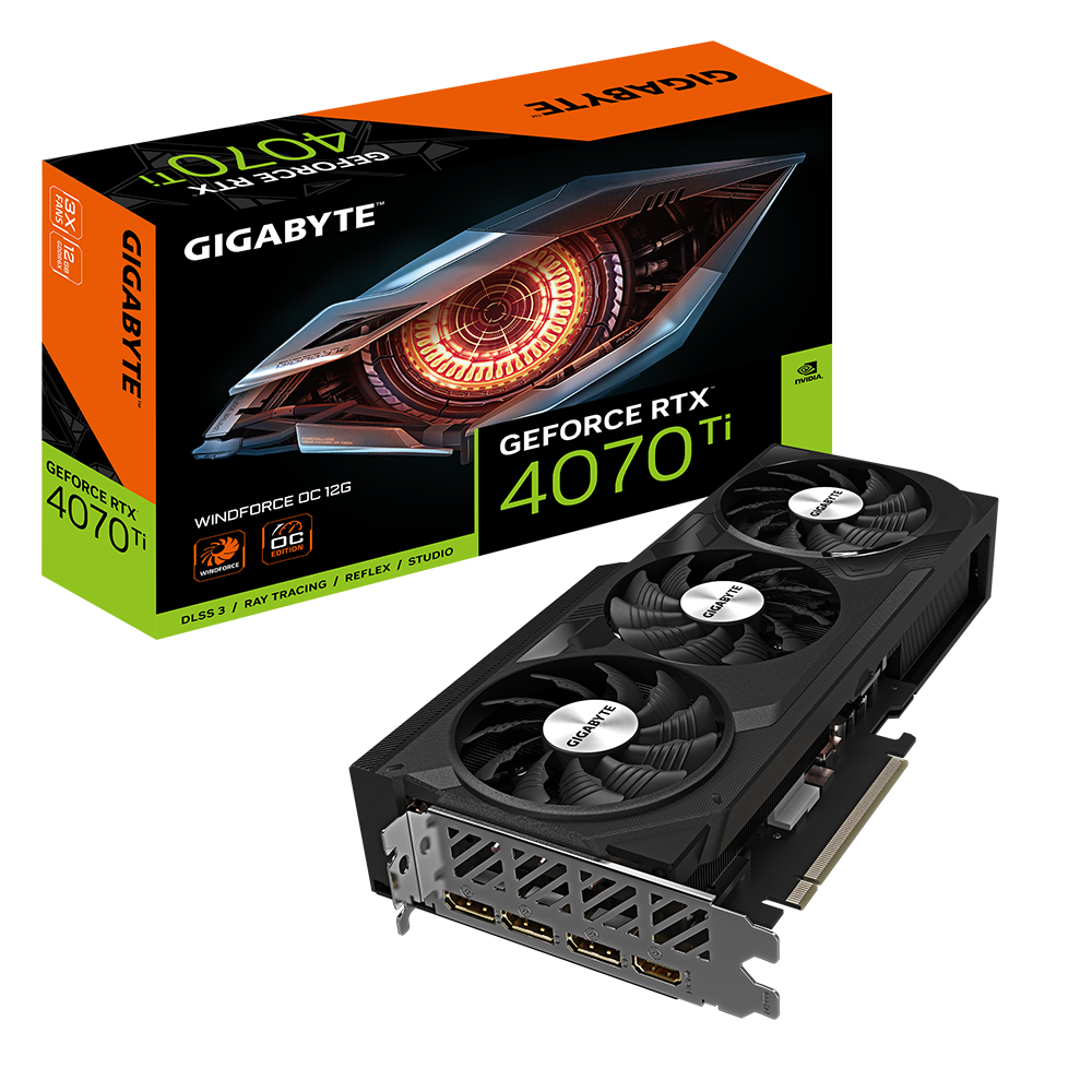Gigabyte GeForce RTX 4070 Ti WINDFORCE OC 12G 