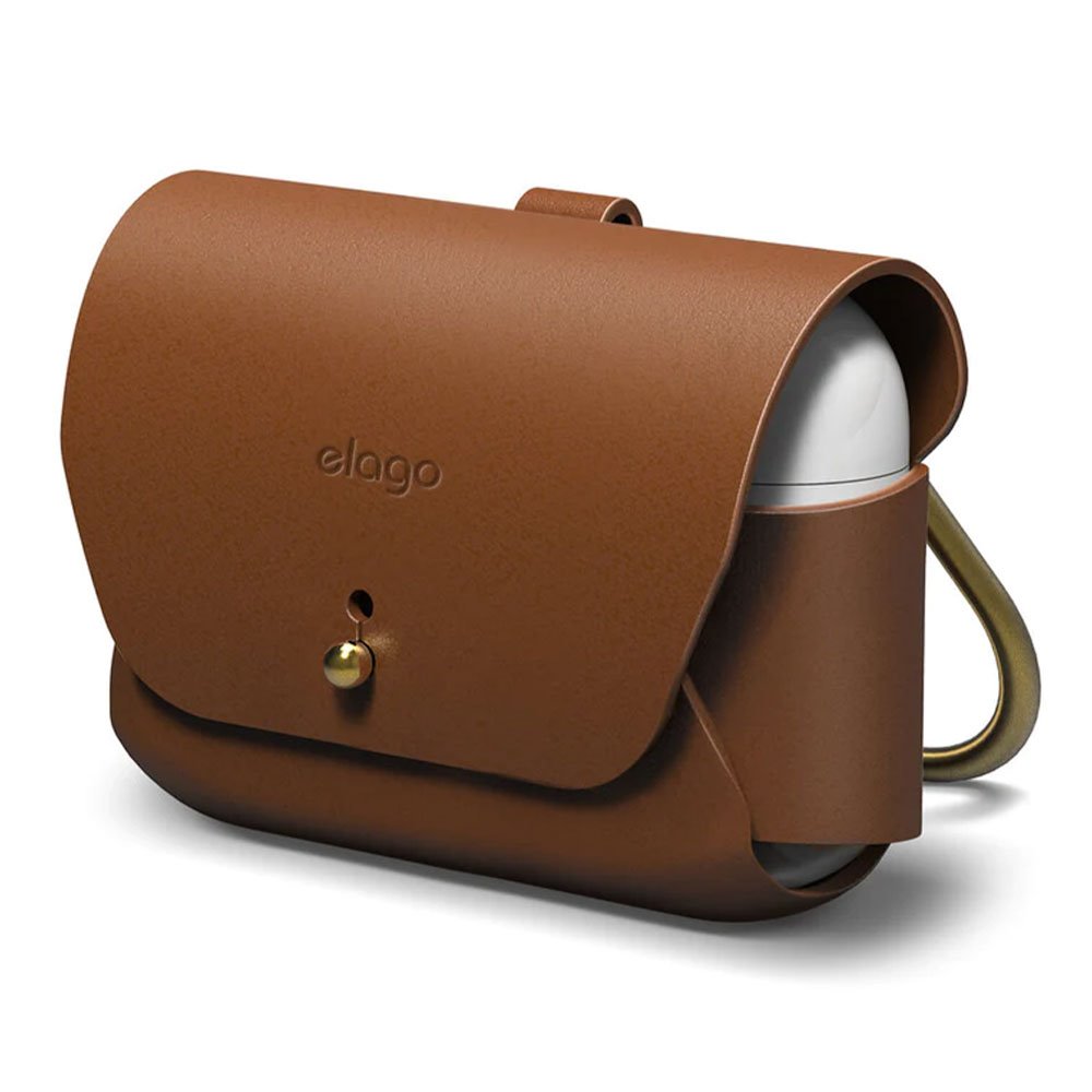 Elago Airpods Pro/Pro 2 Leather Case - Brown