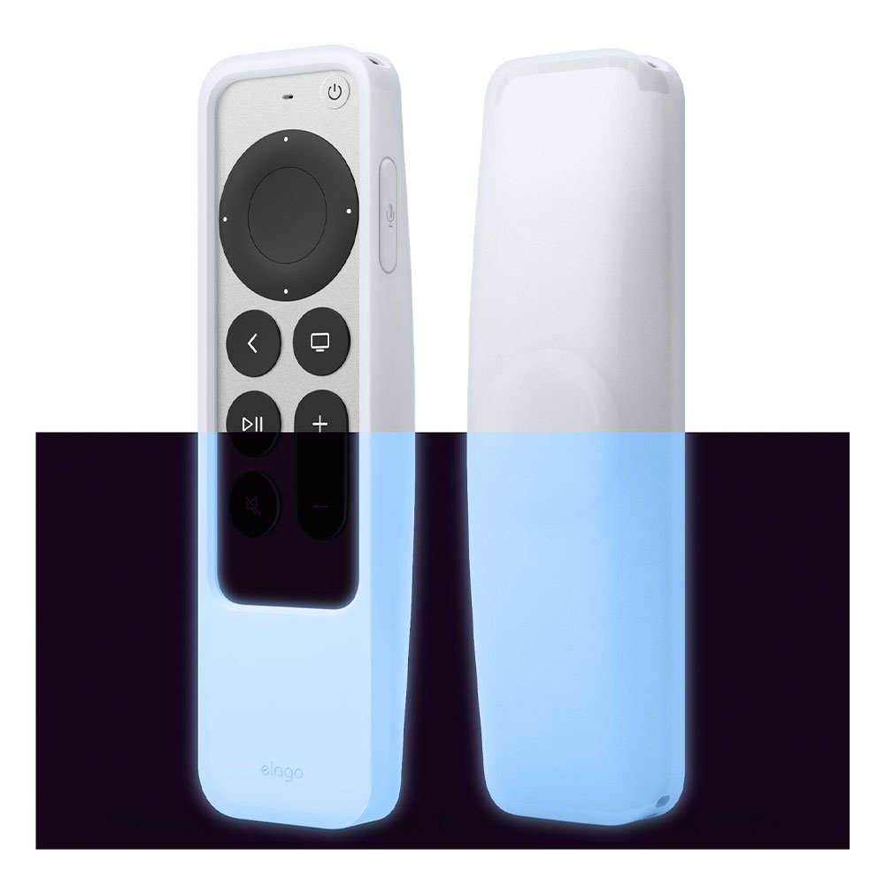 Elago kryt R5 Locator Case pre Apple TV Siri Remote 2021/2022 - Nightglow Blue