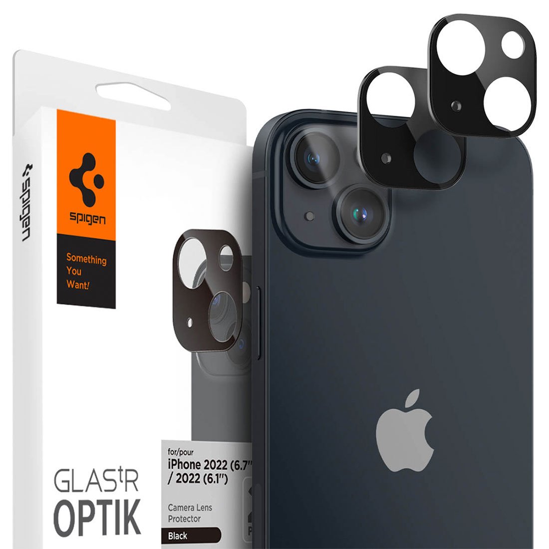 Spigen Optik Lens Protector pre iPhone 14/14 Plus - Black