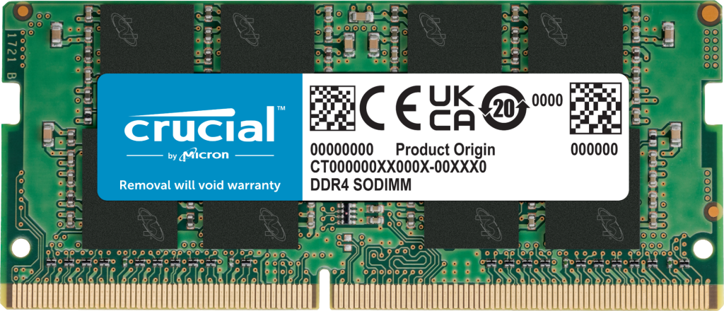Crucial 16GB SODIMM DDR4 3200 CL24