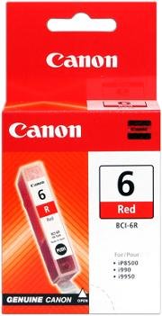 Náplň CANON BCI-6R red PIXMA iP6000D/8500, i9950