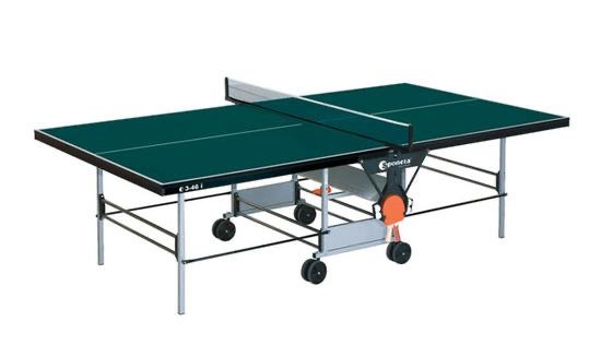 Stôl na stolný tenis Sponeta S3-46i, farba zelená