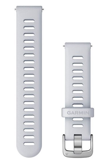 Garmin Quick Release (18 mm) remienok silikónový, Whitestone - Silver