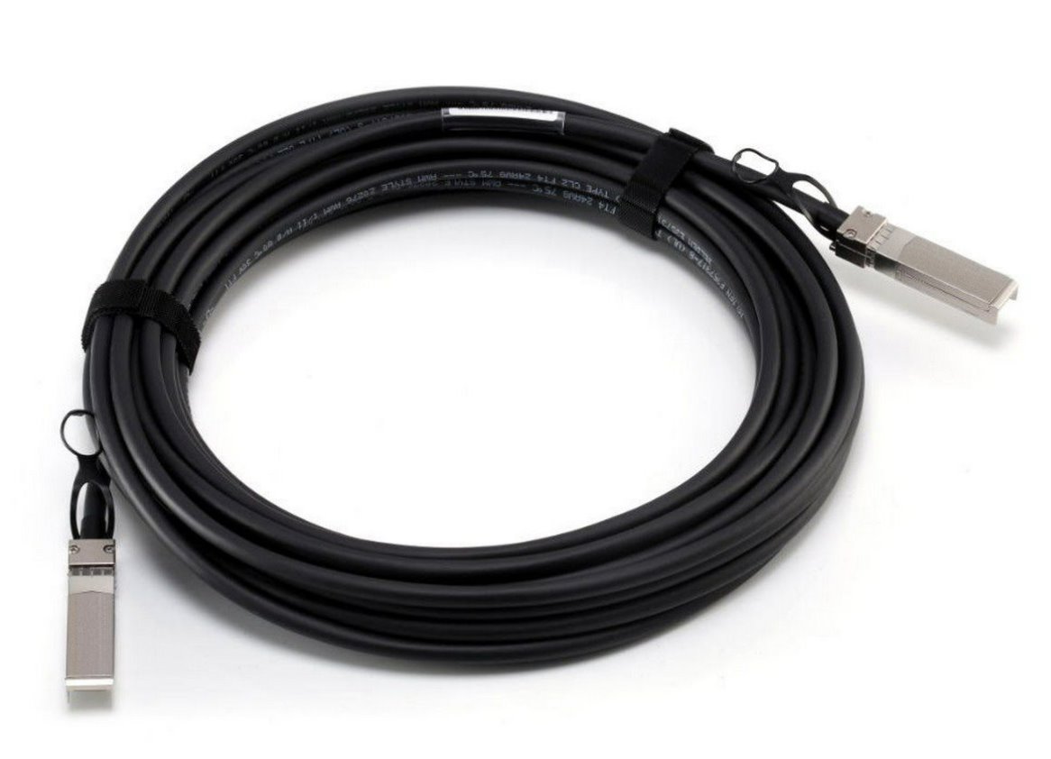 OEM SFP+ pasivní kabel 10Gbps pro lokální propojení dvou aktiv. prvků přes SFP+ sloty, 1m, HPE komp.